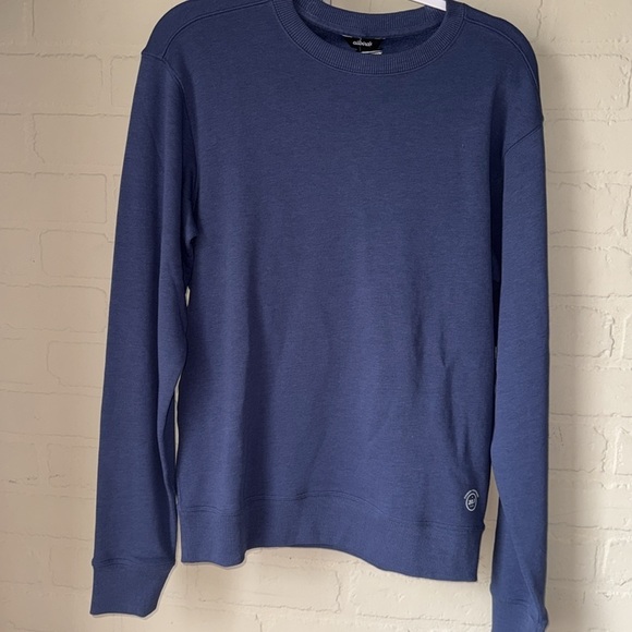 Allbirds sweatshirt small cotton hemp blend NEW blue hazy indigo men’s  Crewneck - Picture 2 of 6